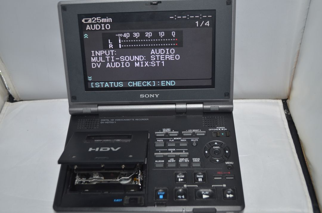 소니6mm모니터데크GV-HD700 빈티지캠코더6mm DCR-HC46팝니다 이미지