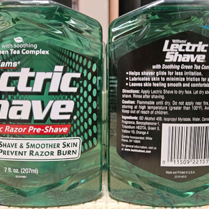 윌리엄스 렉트릭 전기면도기용 프리쉐이브 미국산 새제품 이미지