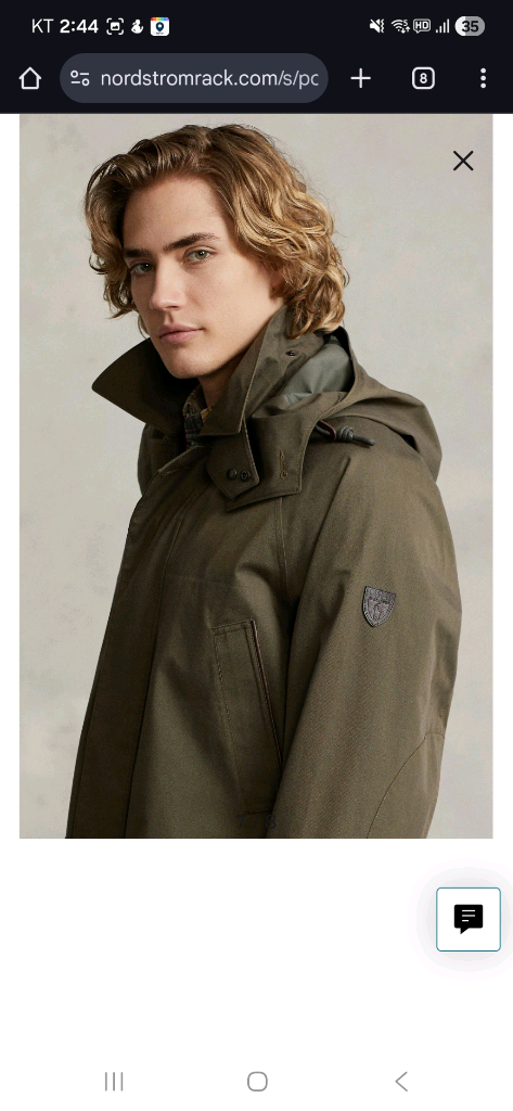 (새상품)폴로 랄프로렌 후디드 카코트XXL사이즈 이미지