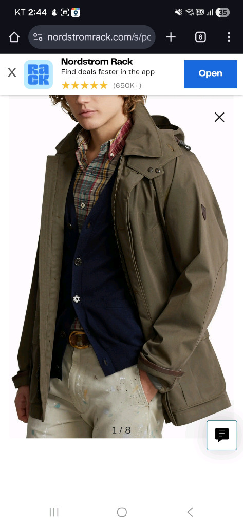 (새상품)폴로 랄프로렌 후디드 카코트XXL사이즈 이미지