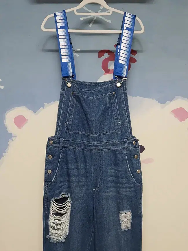(M) 디엔티도트 데님 점프수트 멜빵바지 이미지