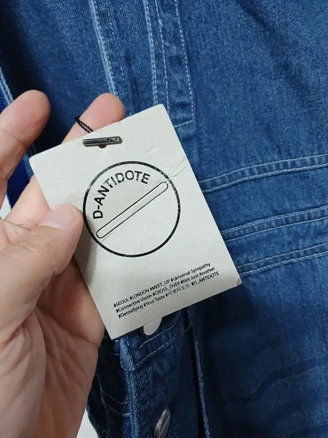 (M) 디엔티도트 데님 점프수트 멜빵바지 이미지