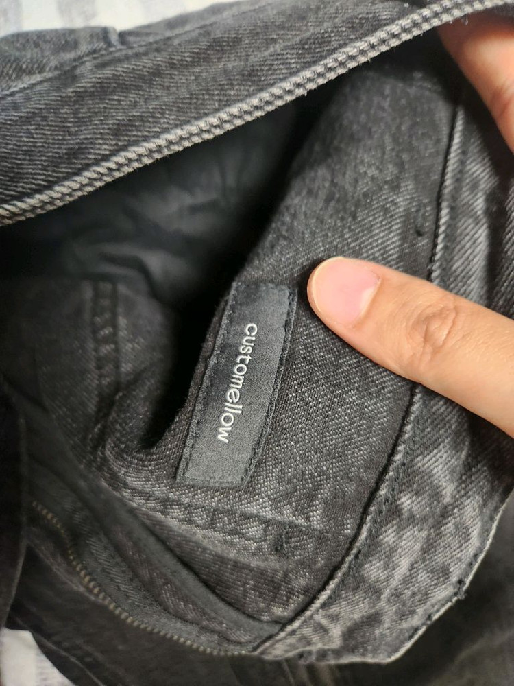 커스텀멜로우 그레이 카고데님 워크팬츠데님 실측 33~34사이즈 팝니다! 상태ss급 네고가능 이미지
