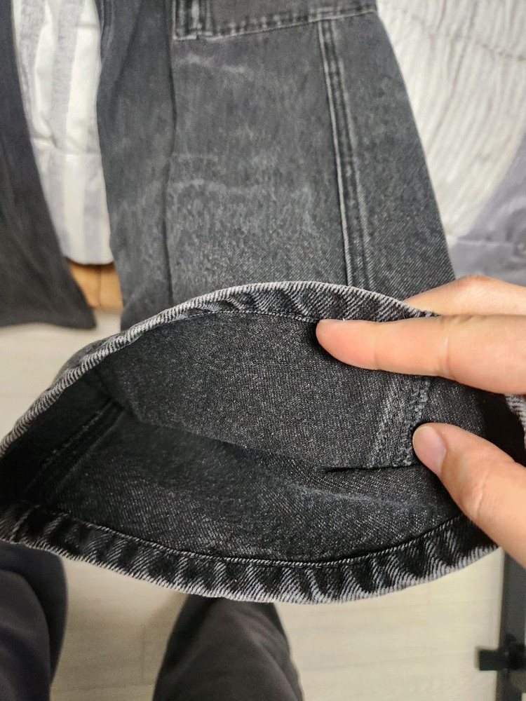 커스텀멜로우 그레이 카고데님 워크팬츠데님 실측 33~34사이즈 팝니다! 상태ss급 네고가능 이미지