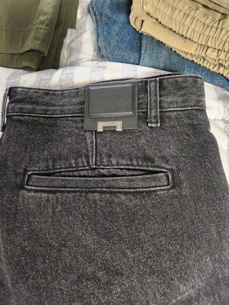커스텀멜로우 그레이 카고데님 워크팬츠데님 실측 33~34사이즈 팝니다! 상태ss급 네고가능 이미지