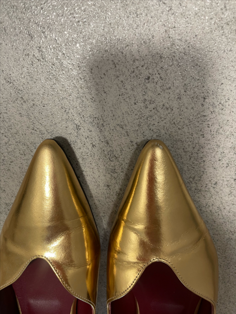 아콤마 로퍼 235 골드컬러 플랫슈즈 여성구두 여성신발 이미지