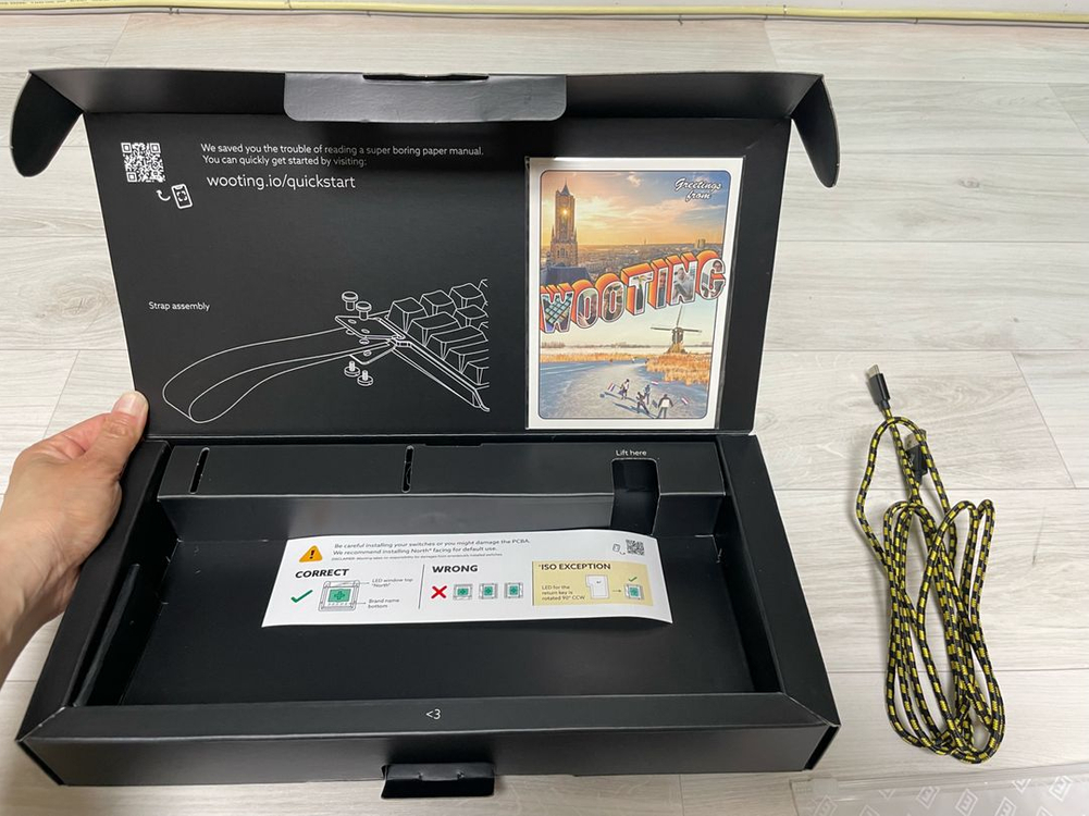 우팅 60HE+ 키보드 풀박스 이미지