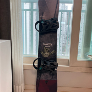 요넥스 스무스 쇼티(키즈) 데크 132 + 버튼 웨이브레인지 엑스 아시안핏 스텝온 부츠 + 버튼 에스카페이드 바인딩 이미지