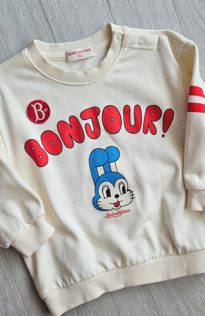 베베드피노 봉주르 베이비 버니 상의100 이미지