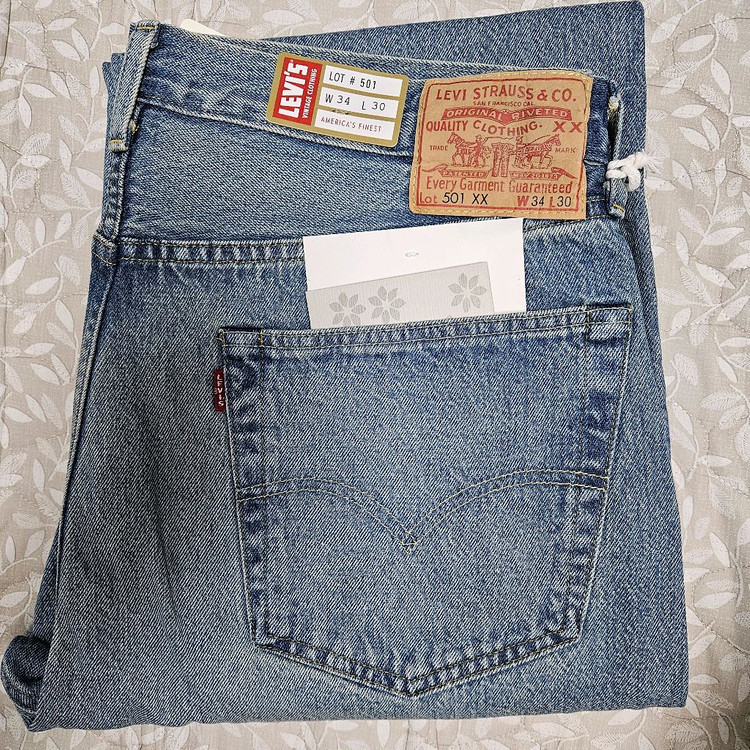 리바이스 LVC 1955 501 블랙잭 34/30 이미지