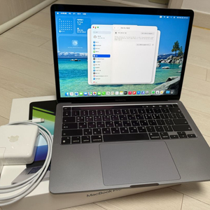 맥북프로 m1 13인치, 램 8 용량 512 이미지