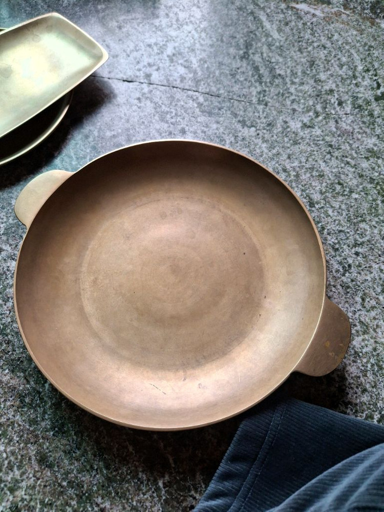 유기그릇 고요남 접시 세트 이미지