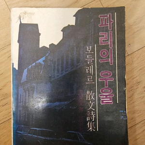 파리의 우울 - 보들레르 산문시집 이미지