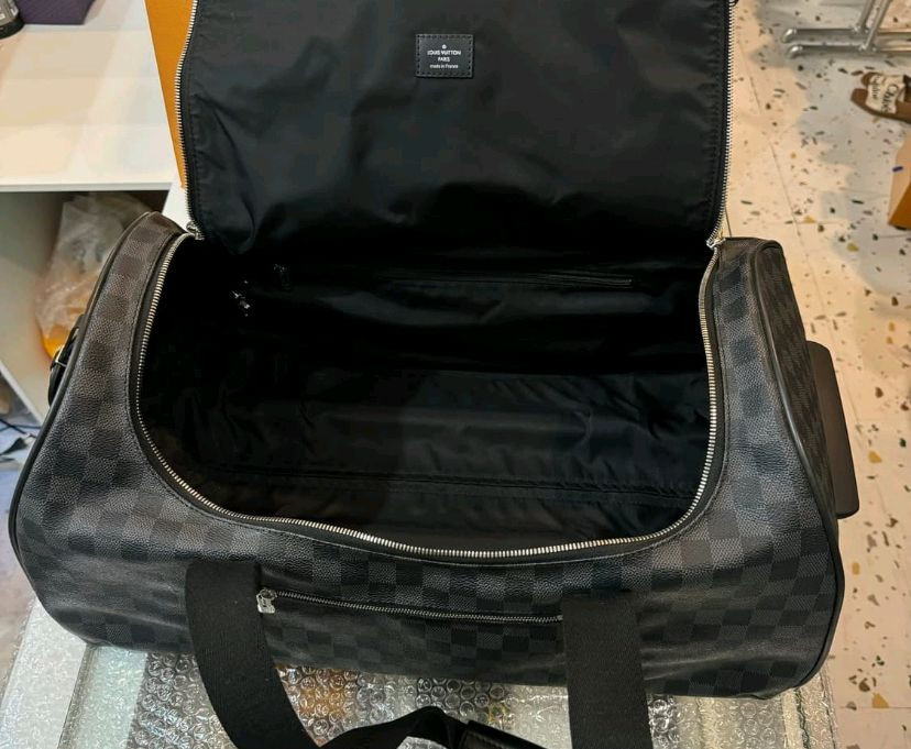 [급처] 루이비통 그라피트 밴드리에르 코팅 캔버스 레더 키폴 이미지