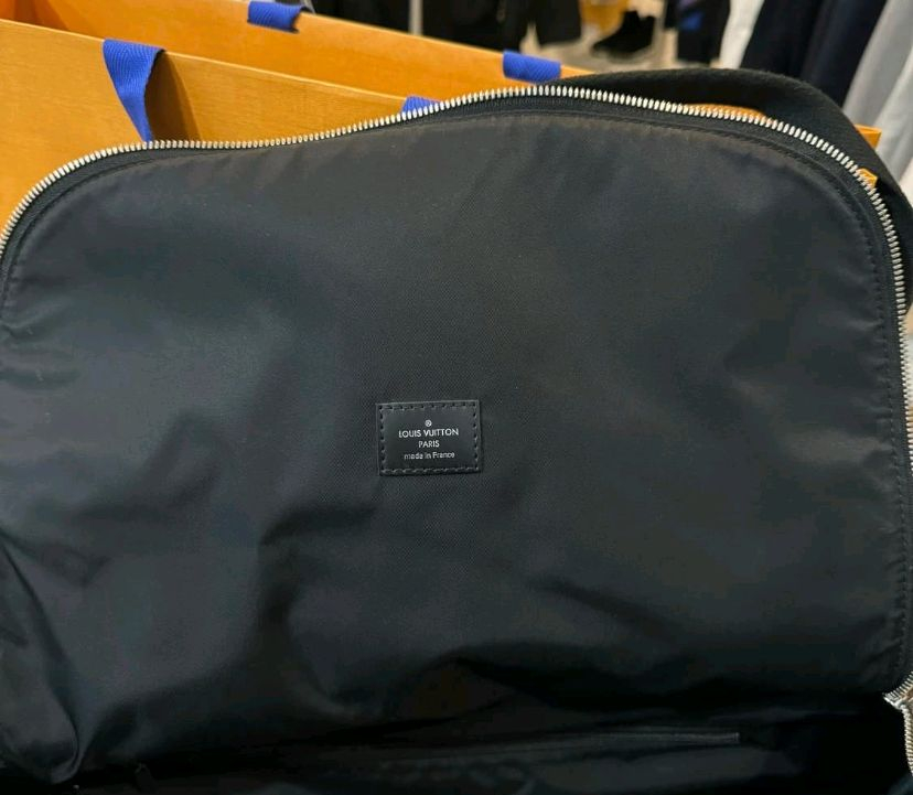 [급처] 루이비통 그라피트 밴드리에르 코팅 캔버스 레더 키폴 이미지