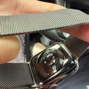 애플워치9 45m 스테인리스 이미지