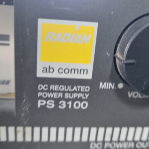 Radian PS 3100 파워서플라이 라디안 DC 파워서플라이 햄 HVF 장비에 사용 이미지