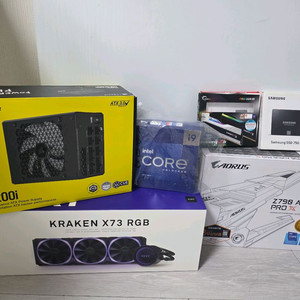 고사양 컴퓨터 13900k 3080ti ddr5 8000 48gb 모니터2대 세트판매합니다 이미지