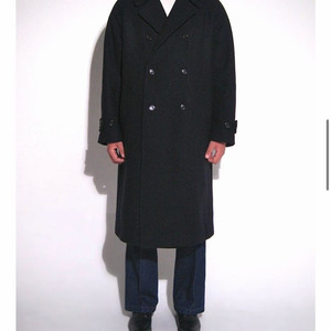 멋랩x피네짜 울 더블코트 네이비 M(100-105) 이미지