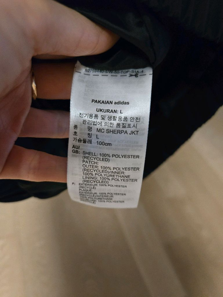 [L] 아디다스 남성 플리스 후드 집업 자켓 이미지