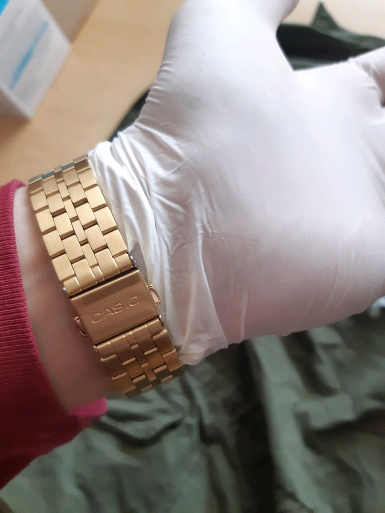 카시오 PRX젠타맛 MTP B146G 골드그린 금장 시계 이미지