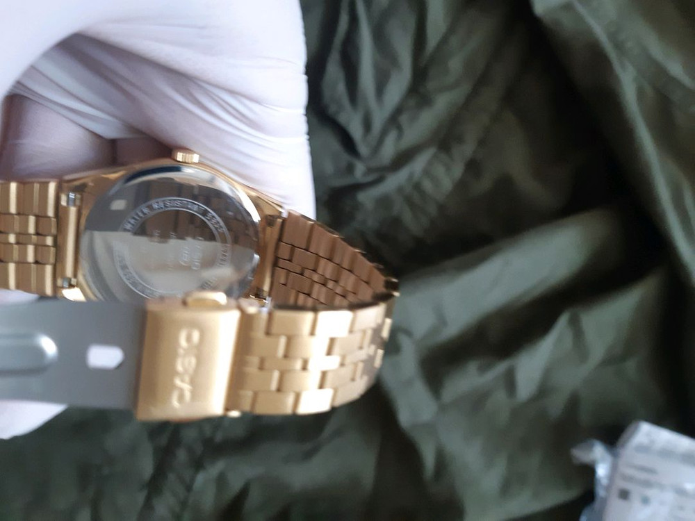 카시오 PRX젠타맛 MTP B146G 골드그린 금장 시계 이미지