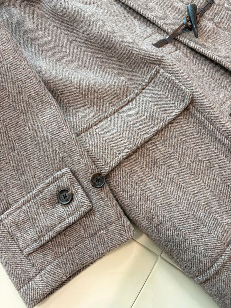 브룩스브라더스 울 헤링본 더플코트 L(100-105) 이미지