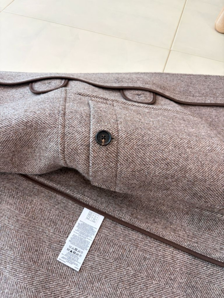 브룩스브라더스 울 헤링본 더플코트 L(100-105) 이미지