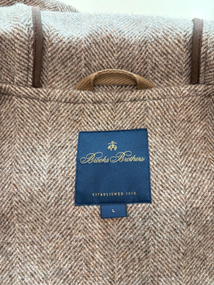 브룩스브라더스 울 헤링본 더플코트 L(100-105) 이미지