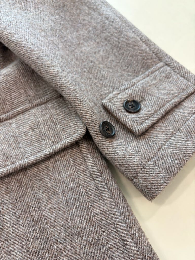 브룩스브라더스 울 헤링본 더플코트 L(100-105) 이미지