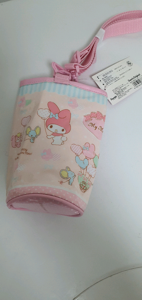 산리오 마이멜로디 물병 주머니 이미지
