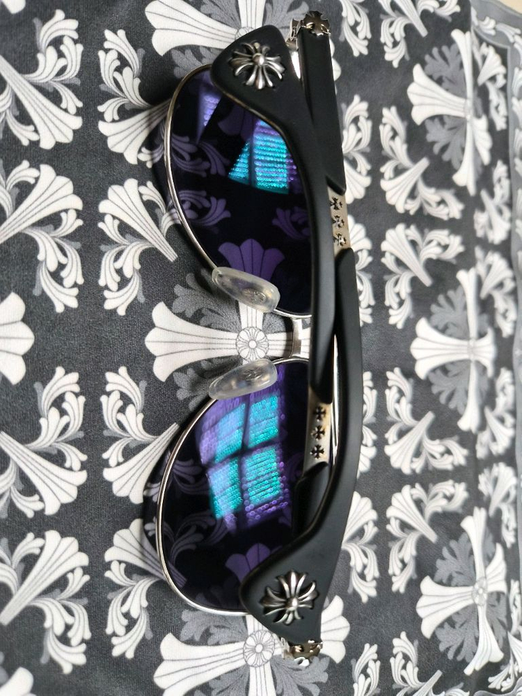 정품.크롬하츠 DRAG KING I 블랙 선글라스 이미지