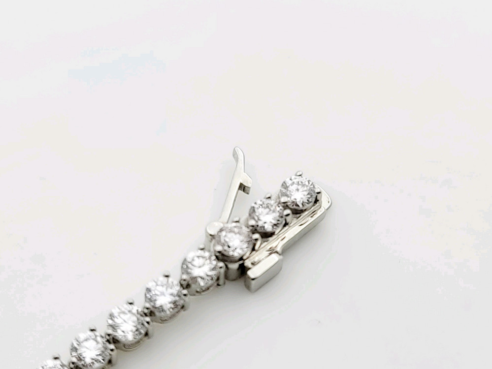 백금pt 다이아테니스팔찌(pt950 ,랩2.5mm 이미지