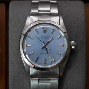 롤렉스 오이스터 스피드킹 엔진턴베젤 6431 라벤더퍼플 프리시전 빈티지 시계 이미지