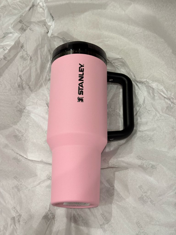 스탠리 퀜처 프로투어 플립 스트로 텀블러 1.18L 메시 고트 핑크 이미지