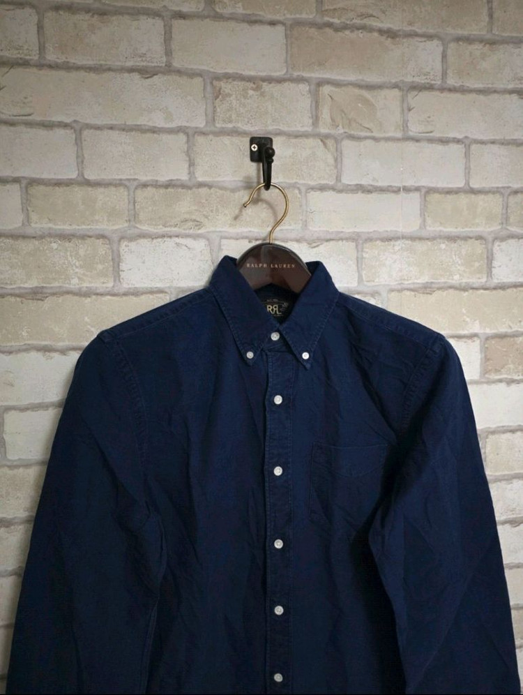 RRL 더블알엘 인디고 가먼트 트윌 워크셔츠 류준열 이동휘 가죽 뉴스보이 무스탕 폴로 랄프로렌 이미지
