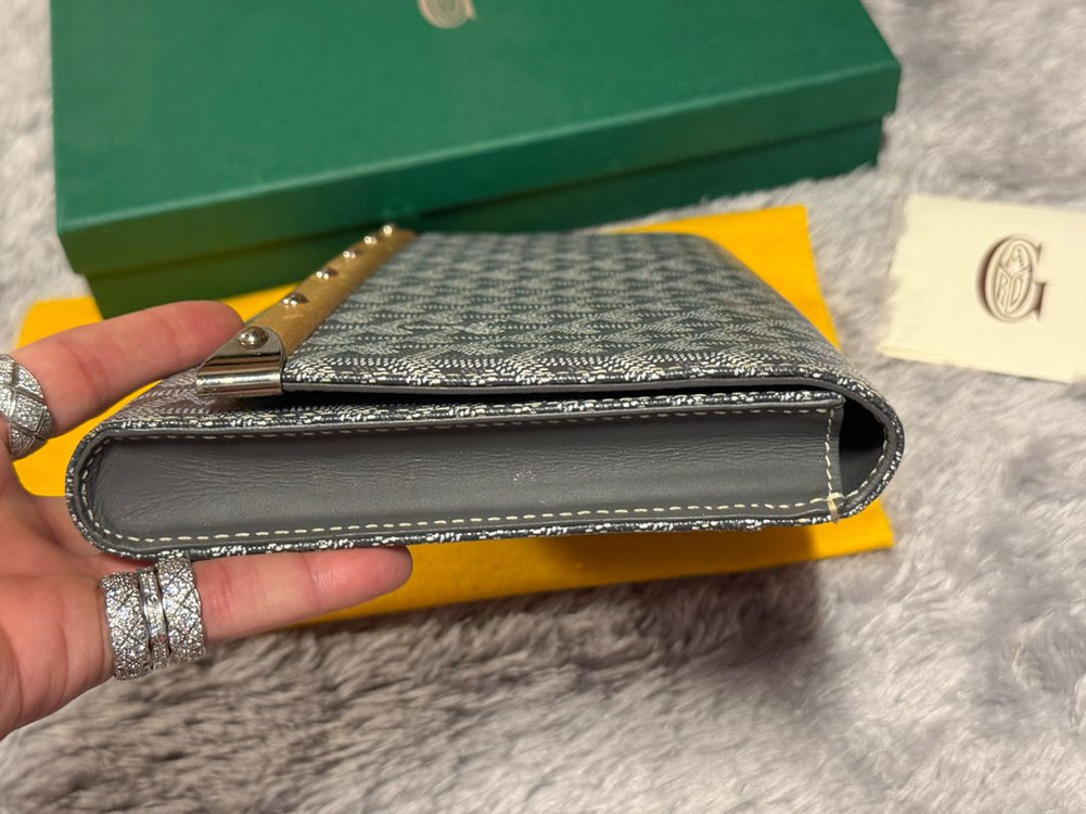 고야드 몬테카를로 클러치 GM 스페셜컬러 그레이 이미지