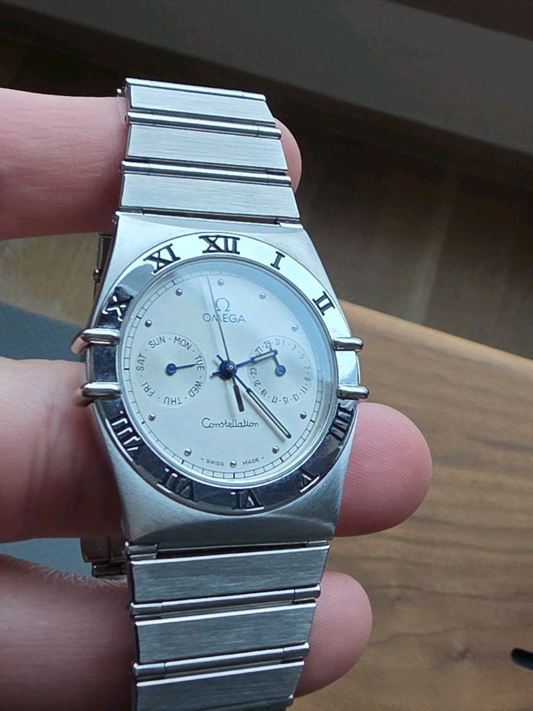 빈티지 오메가 시계 컨스틸레이션 이미지