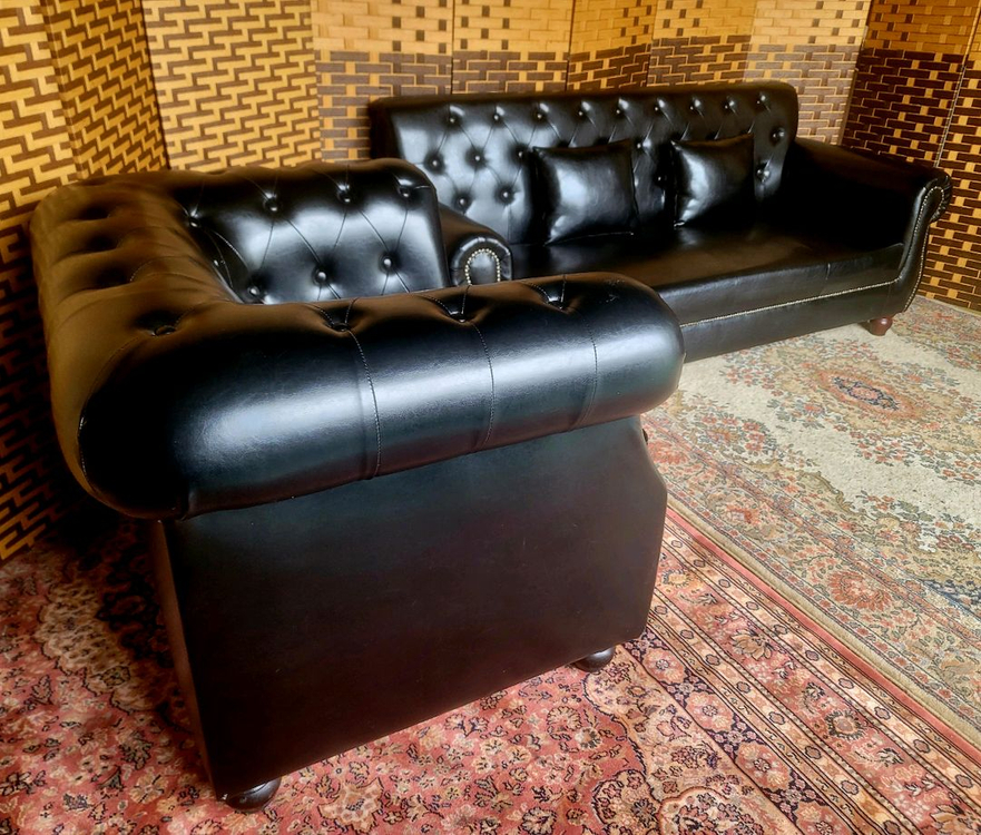 *소파맨*체스터필드디자인*3,1인용 소파*SS급 이미지