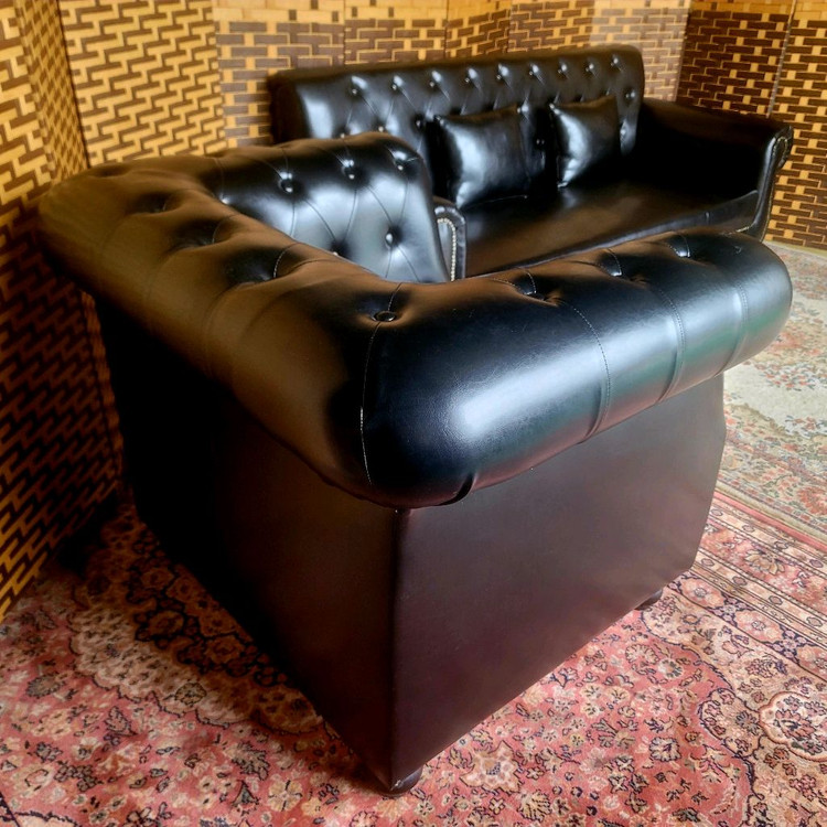 *소파맨*체스터필드디자인*3,1인용 소파*SS급 이미지