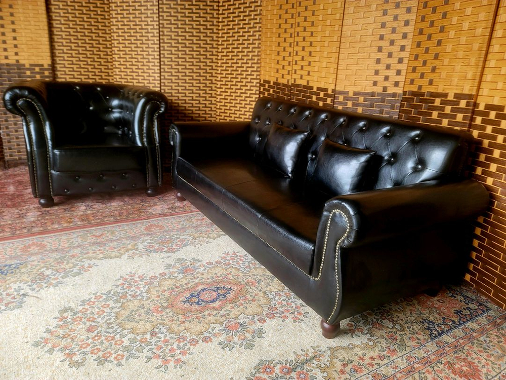 *소파맨*체스터필드디자인*3,1인용 소파*SS급 이미지