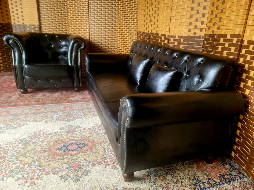 *소파맨*체스터필드디자인*3,1인용 소파*SS급 이미지