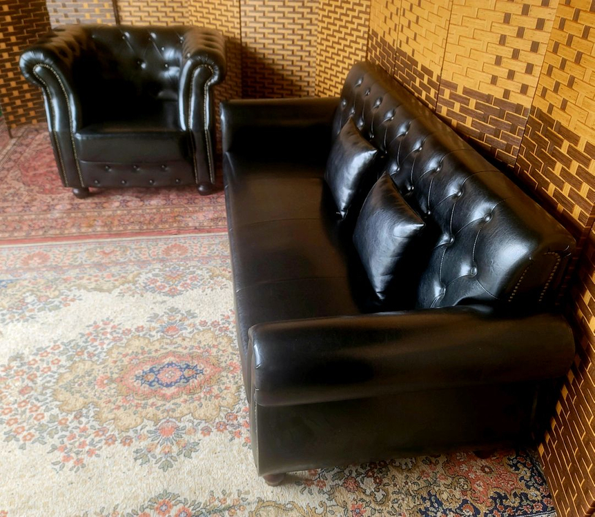 *소파맨*체스터필드디자인*3,1인용 소파*SS급 이미지