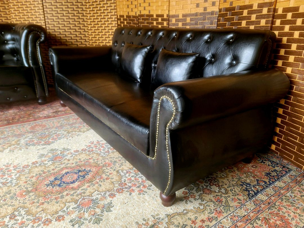 *소파맨*체스터필드디자인*3,1인용 소파*SS급 이미지