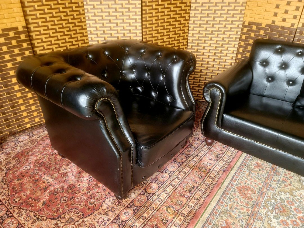 *소파맨*체스터필드디자인*3,1인용 소파*SS급 이미지