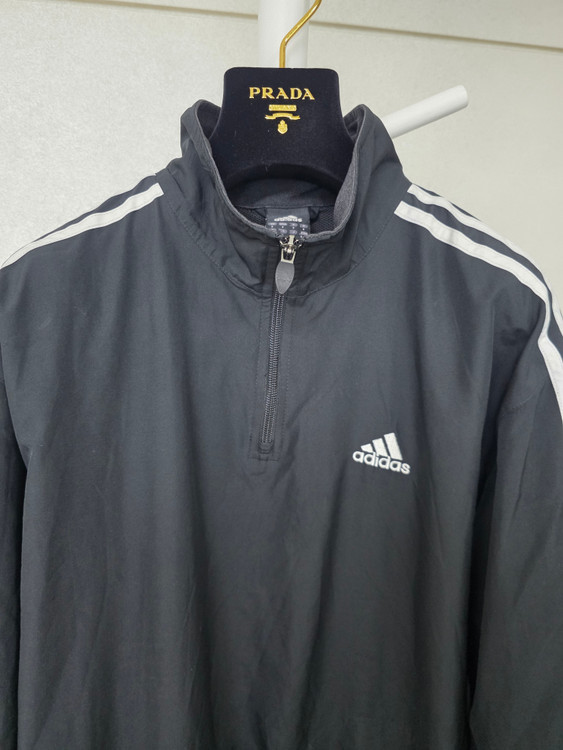 아디다스 삼선 반집업 바람막이 자켓 M사이즈 이미지