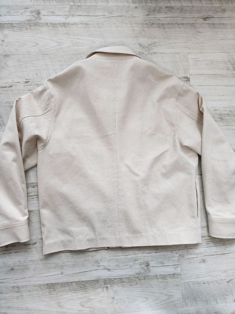 밈더워드로브 워크웨어 아이보리 데님 자켓 팜. 트러거 L(105~110) 이미지