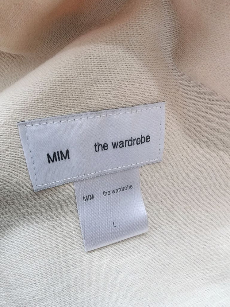 밈더워드로브 워크웨어 아이보리 데님 자켓 팜. 트러거 L(105~110) 이미지