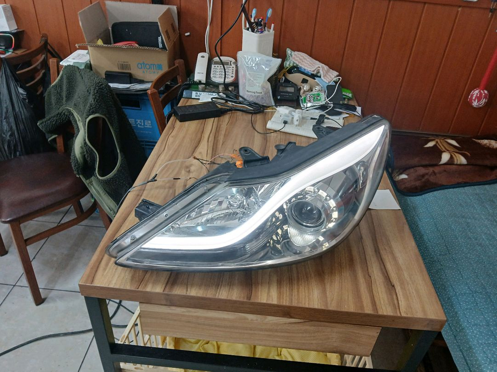 제네시스BH HID 9핀라이트 세트판매합니다. 이미지