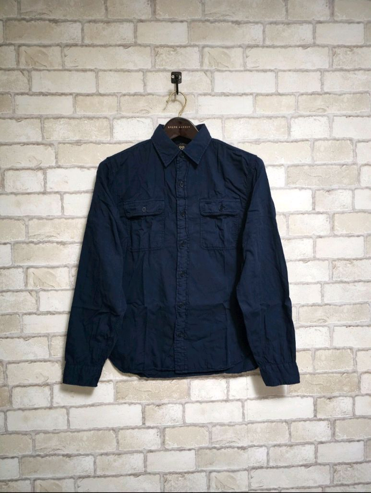 RRL 더블알엘 가먼트 트윌 워크셔츠 류준열 이동휘 가죽 뉴스보이 무스탕 폴로 랄프로렌 이미지